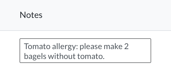 How to make an order